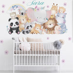 Animales Amigos Impresión niña