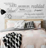 Vinilo Decorativo Adhesivo textos amor Colombia Bogota Medellin Cali Barranquilla Bucaramanga