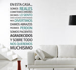 Vinilo En esta casa somos