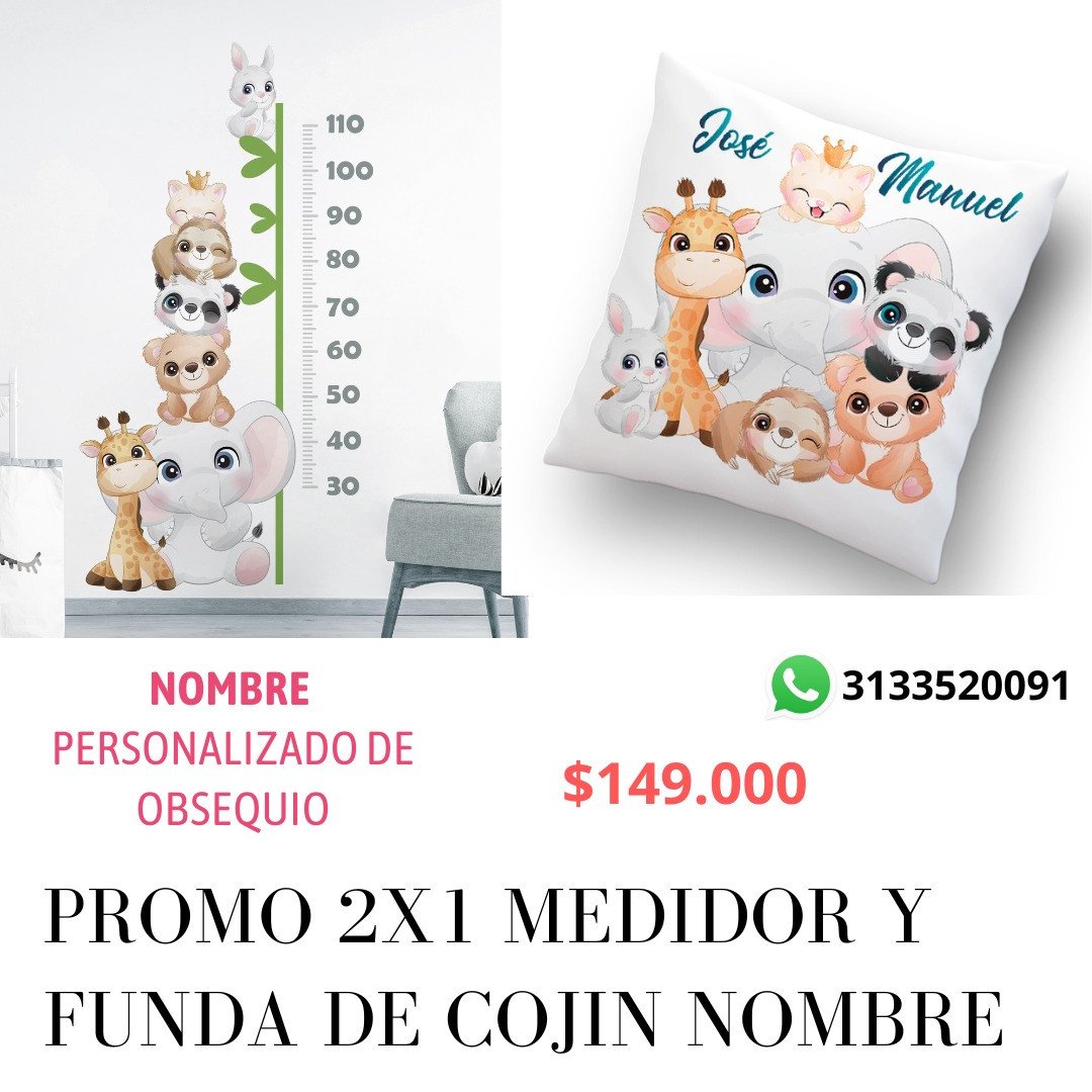 Vinilo Adhesivo y Funda para Cojin Promo 2x1