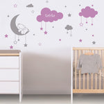 Vinilo Decorativo Adhesivo Cielo y Oso