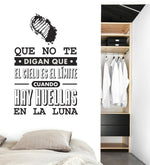 Vinilo Decorativo Adhesivo Frases esperanza vision Colombia Bogota Medellin Cali Barranquilla Bucaramanga