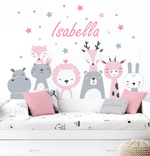 Vinilo Adhesivo Cabezas de Animalitos 02