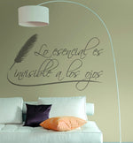 Vinilo Decorativo Adhesivo Frase El principito Colombia Bogota Cali Medellin Bucaramanga Barranquilla