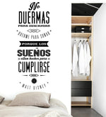 Vinilo Decorativo Adhesivo Frases magia suenos Colombia Bogota Cali Barranquilla Bucaramanga