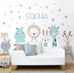 Vinilo Decorativo Cabezas de Animalitos 03