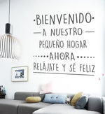 Vinilo Decorativo Adhesivo hogar alegria felicidad Colombia Bogota Medellin Cali Barranquilla Bucaramanga