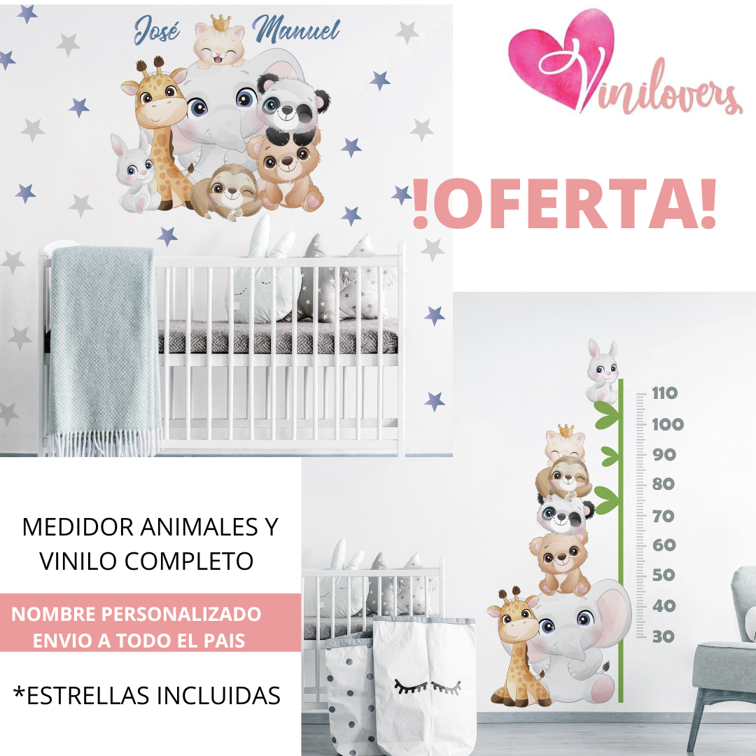 vinilos decorativos adhesivos para bebes y niños personalizados