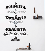 Vinilo Decorativo Adhesivo mensaje optimista inspirador Colombia Bogota Medellin Cali Barranquilla Bucaramanga