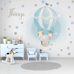Vinilos Decorativos Infantiles Globos Animales Estrellas Nombre Personalizado
