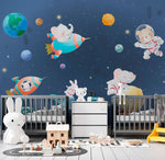 Papel Tapiz Vinilo Adhesivo Animales y Planetas