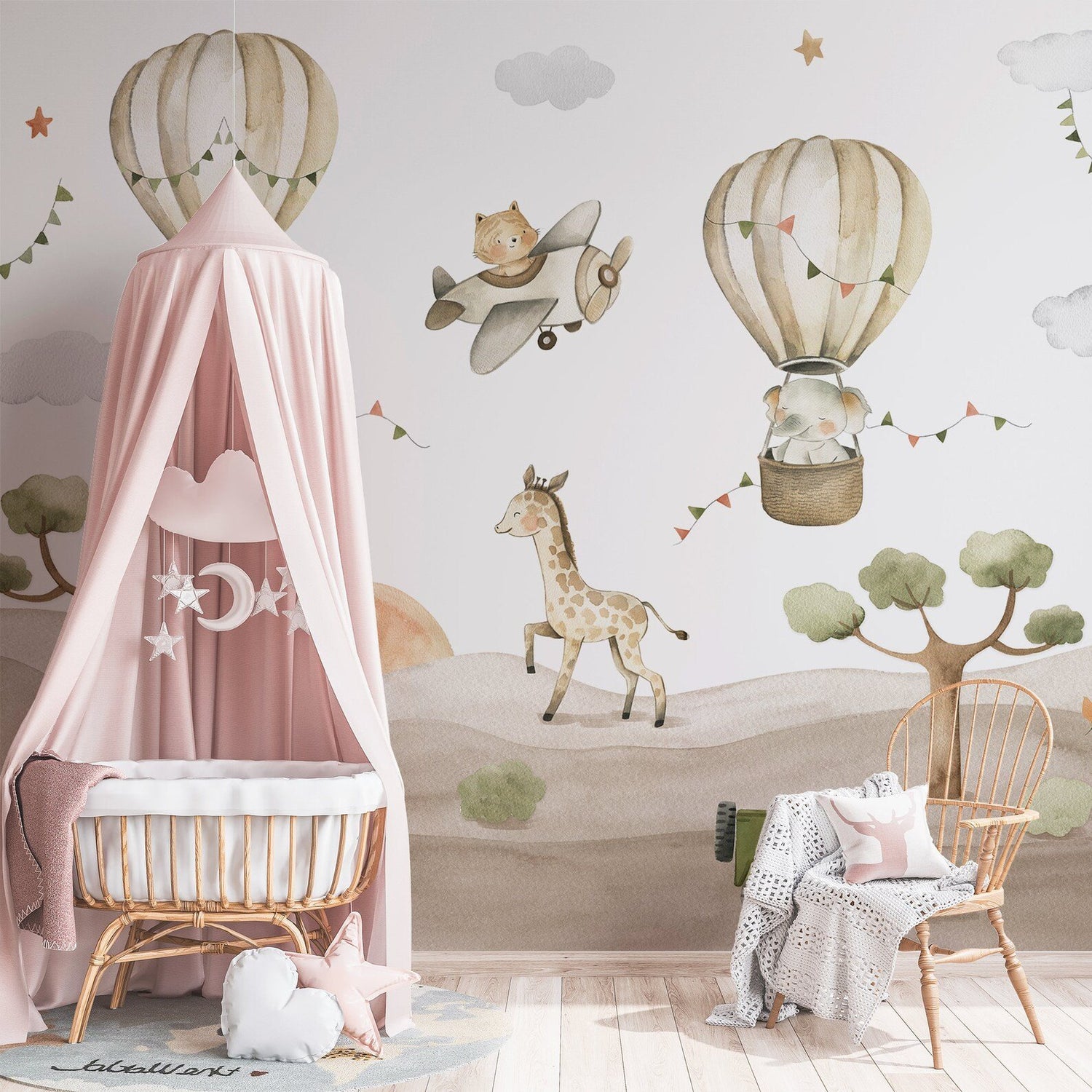 Papel Tapiz Adhesivo Infantil Animal