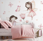 Vinilo Hadas Mariposas Estrellas