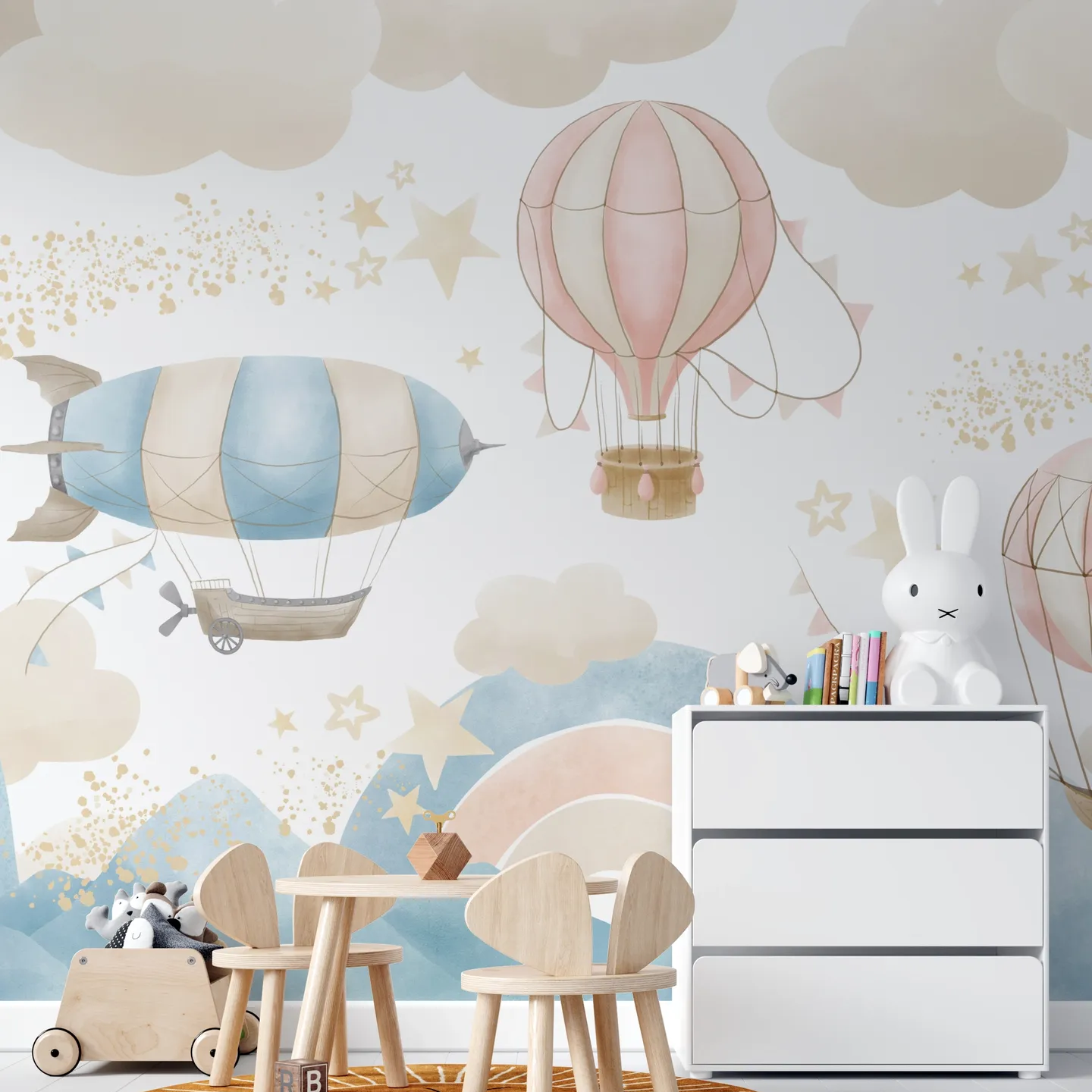 Papel Tapiz Vinilo Adhesivo Bosque Silvestre Infantil