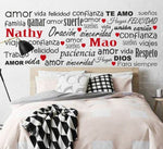 Vinilos Decorativos Adhesivos nombres personalizados Colombia Bogota Cali Medellin Bucaramanga Barranquilla