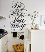 Vinilos Decorativos Adhesivos felicidad motivacion Colombia Bogota Cali Medellin Barranquilla Bucaramanga