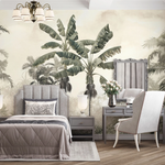 Papel Tapiz Adhesivo de Palmas Tropicales