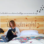 Vinilo Decorativo Adhesivo frase disfrutar el presente Colombia Bogota Medellin Cali Bucaramanga Barranquilla