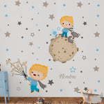 Vinilo Principitos-y-Estrellas-Nombre