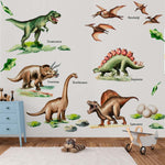 Vinilo Decorativo Adhesivo Dinosaurios Tipologia Impresión