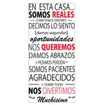 Vinilo Decorativo Adhesivo Mensaje union familiar Colombia Bogota Cali Barranquilla Bucaramanga