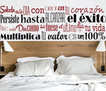Vinilo Decorativo Adhesivo frases exito Colombia Bogota Medellin Cali Barranquilla Bucaramanga