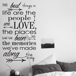 Vinilo Decorativo Adhesivo Frase amor a la vida Colombia Bogota Medellin Cali Barranquilla Bucaramanga