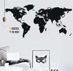 Vinilo Decorativo Adhesivo Location Map