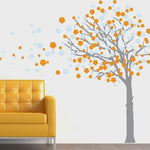 Vinilo Decorativo Adhesivo Arbol con flores