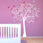 Vinilo Adhesivos infantiles decorativo arboles flores Colombia Bogota Medellin Cali Barranquilla Bucaramanga