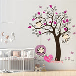 Adhesivos infantiles vinilos decorativos árboles micos mariposas Colombia Bogota Medellin Cali Barranquilla Bucaramanga