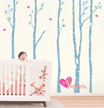 Murales vinilos infantiles adhesivos arboles pajaros Colombia Bogota Medellin Cali Barranquilla Bucaramanga Cartagena Ibague