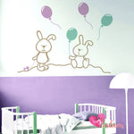 Vinilos decorativos adhesivos infantiles conejos bombas Colombia Bogota Medellin Cali Barranquilla Bucaramanga Cartagena Ibague