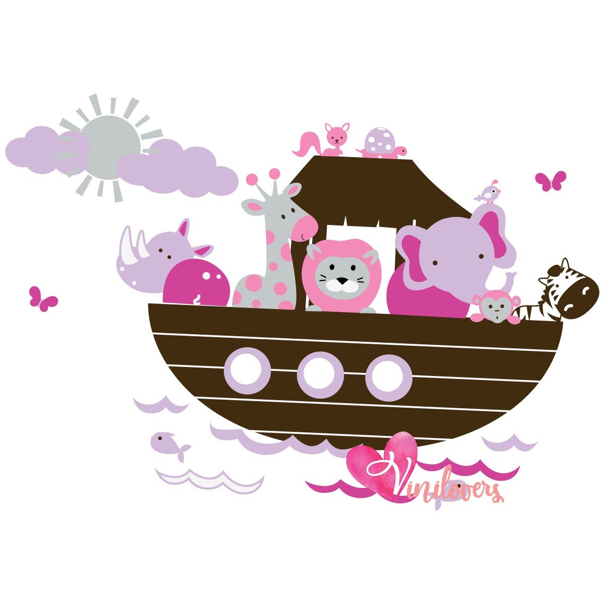Adhesivos infantiles vinilo decorativo barcos nubes peces animales Colombia Bogota Medellin Cali Barranquilla Bucaramanga