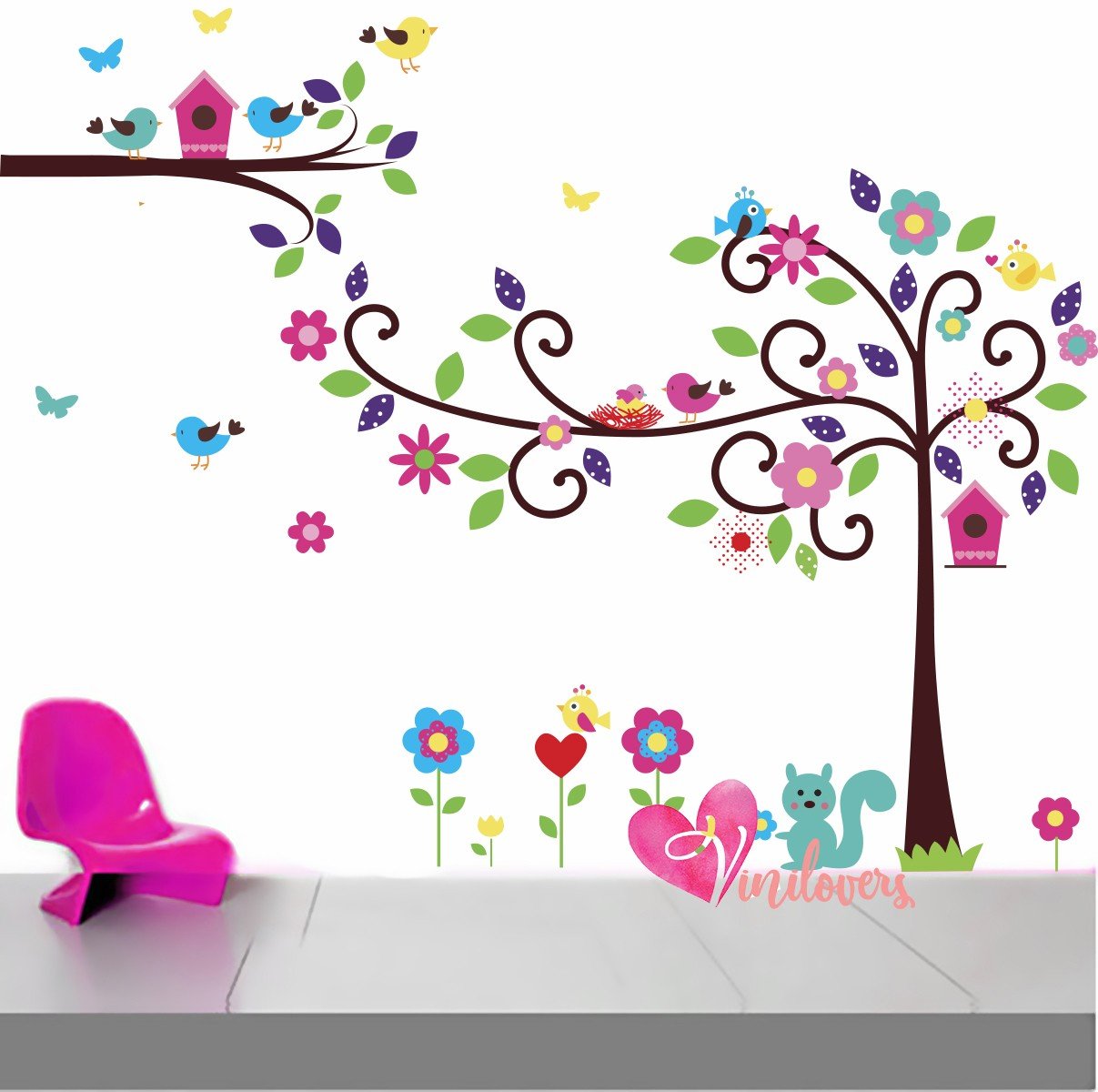 Decoracion de habitaciones con murales adhesivos decorativos Colombia Bogota Medellin Cali Barranquilla Bucaramanga Cartagena