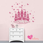 Vinilos decorativos adhesivos personalizados castillos princesas