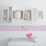 Vinilos decorativos adhesivos cenefas ovejas