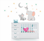 Adhesivos infantiles vinilos decorativos elefante osos luna impresion Colombia Bogota Medellin Cali Barranquilla Bucaramanga