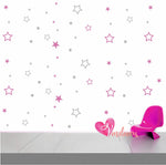 Adhesivos infantiles vinilos decorativos estrellas bordeadas Colombia Bogota Medellin Cali Barranquilla Bucaramanga Cartagena