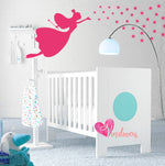 Vinilo Decorativo Adhesivo Hada De Estrellas