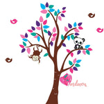 Adhesivos infantiles vinilos decorativos árboles osos micos pajaros Colombia Bogota Medellin Cali Barranquilla Bucaramanga