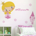 Vinilo Decorativo Adhesivo Little Prince Blonde Nombre Impresión