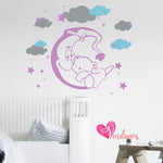 Adhesivos infantiles vinilos decorativos lunas osos estrellas nubes Colombia Bogota Medellin Cali Barranquilla Bucaramanga