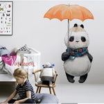 Adhesivos infantiles vinilos decorativos osos pandas sombrillas impresos Colombia Bogota Medellin Cali Barranquilla Bucaramanga