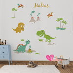 Vinilo Decorativo Adhesivo Baby dinosaurs