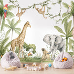Papel Tapiz Cotizar a la Medida "Animales en la Jungla 02"