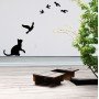 Vinilo Decorativo Adhesivo Cat and Birds