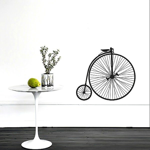 Vinilo Decorativo Adhesivo Bicicleta Antigua