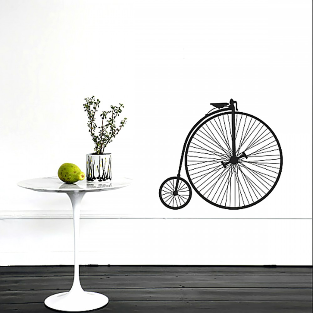 Vinilo mueble bicicleta vintage