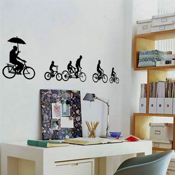 Vinilo Decorativo Adhesivo Bicicletas